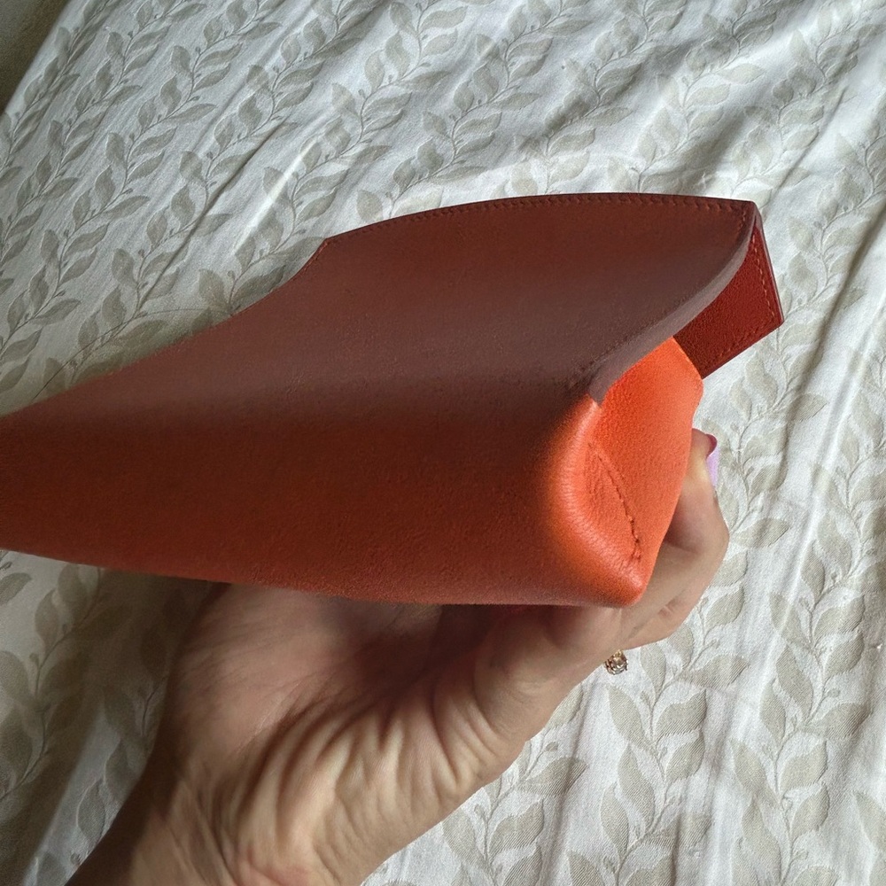 Hermes Orange and Yellow Leaf frutti Hermès Frutti Wallet - Picture 6 of 6